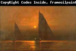 unknow artist C.S. Dorion sailing at dusk